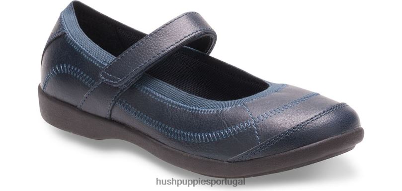 criança pequena reese mary jane garota0NNHR367 Hush Puppies sapato marinha