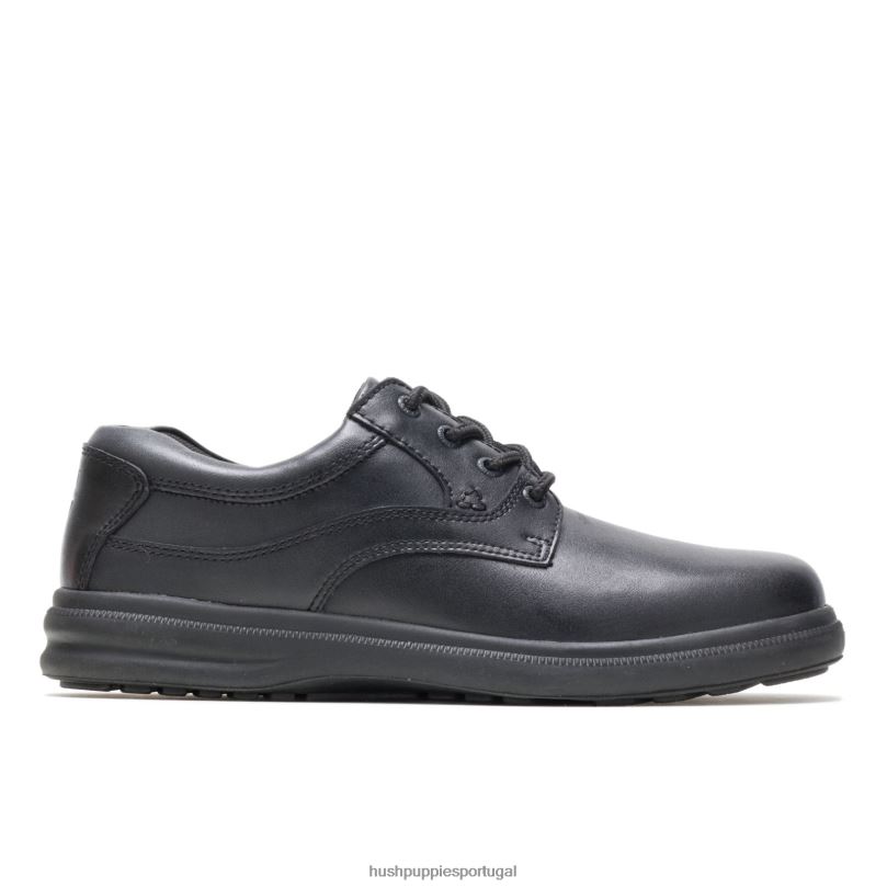 vale homens0NNHR361 Hush Puppies sapatos de caminhada couro preto