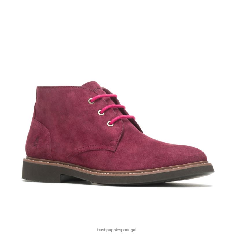 chukka detroit homens0NNHR268 Hush Puppies bota camurça vinho