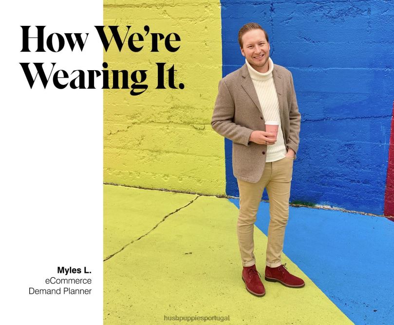 chukka detroit homens0NNHR268 Hush Puppies bota camurça vinho