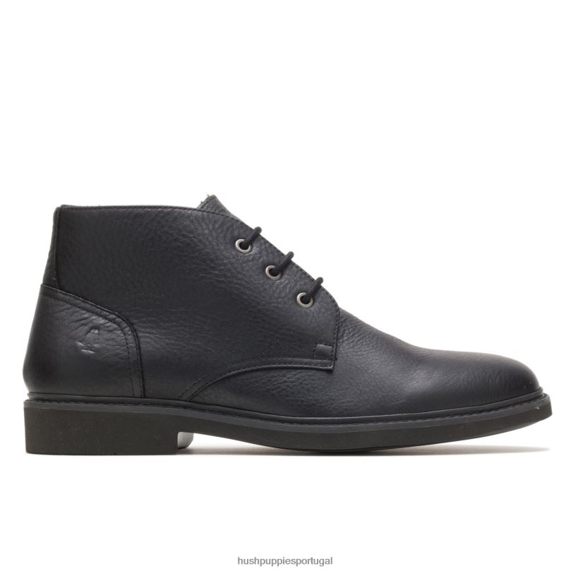 chukka detroit homens0NNHR272 Hush Puppies bota couro preto