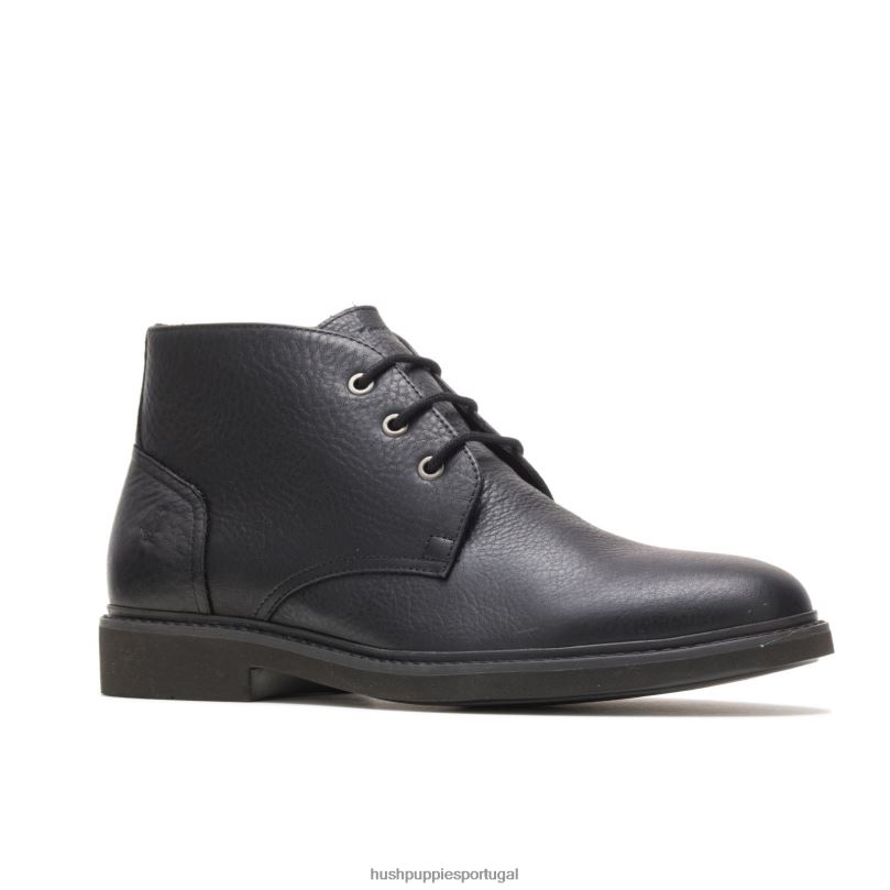 chukka detroit homens0NNHR272 Hush Puppies bota couro preto