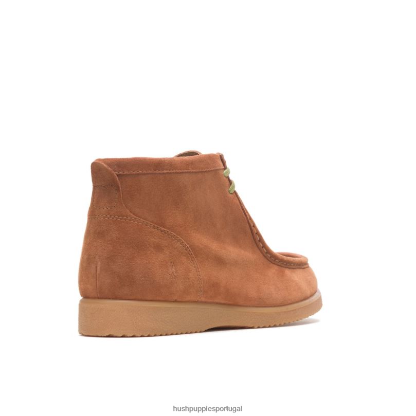 ponte 3 homens0NNHR278 Hush Puppies bota camurça conhaque
