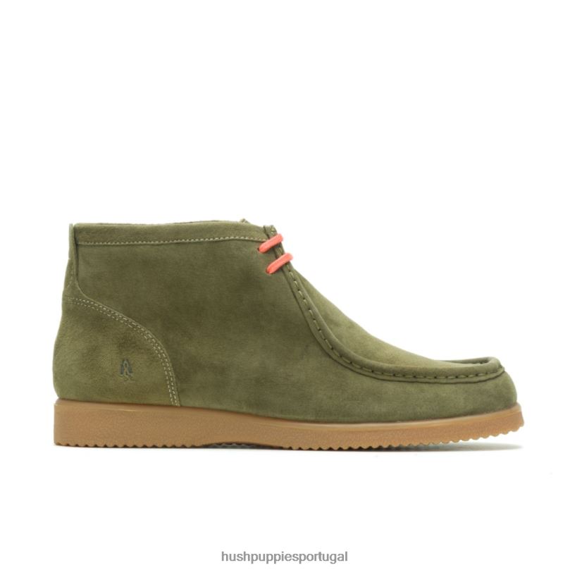 ponte 5 homens0NNHR280 Hush Puppies bota camurça verde-oliva