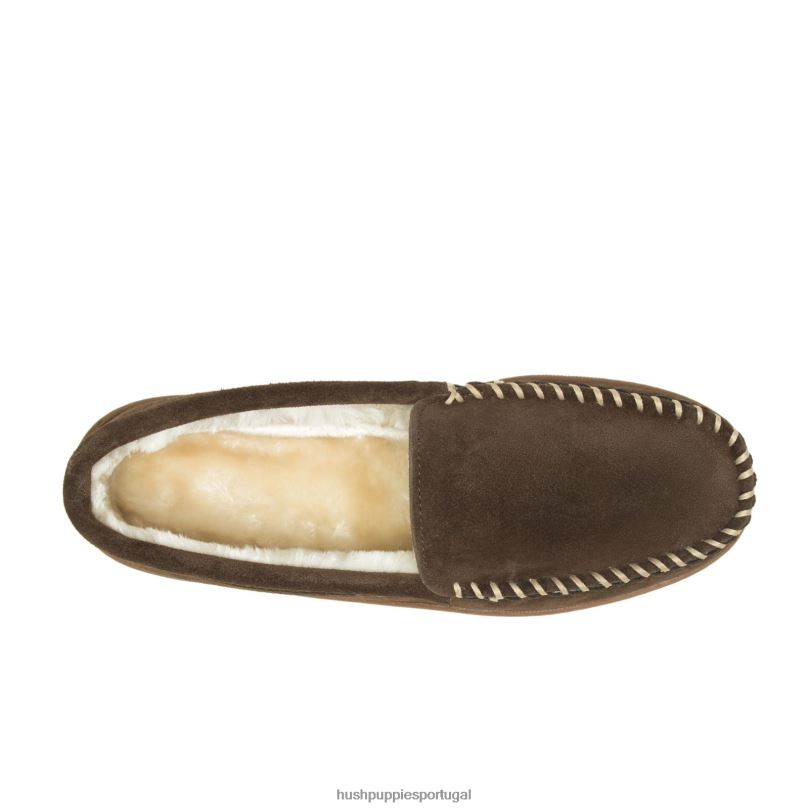 chinelo dawson homens0NNHR354 Hush Puppies chinelo chocolate