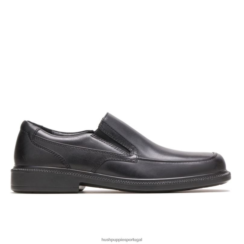aproveitar homens0NNHR346 Hush Puppies mocassim couro preto