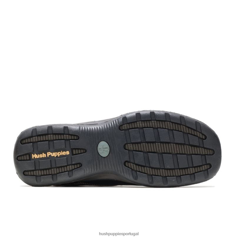 lunar ii homens0NNHR348 Hush Puppies mocassim couro preto