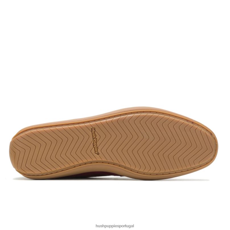 mocassim finley homens0NNHR311 Hush Puppies mocassim camurça vinho