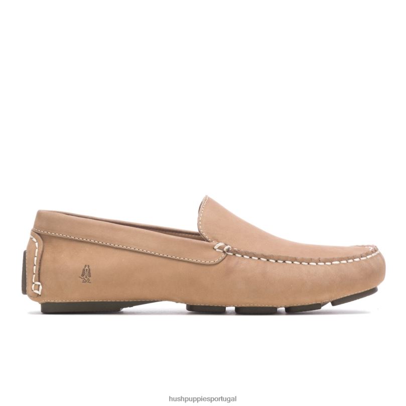 motorista de mônaco ii homens0NNHR316 Hush Puppies mocassim nubuck taupe
