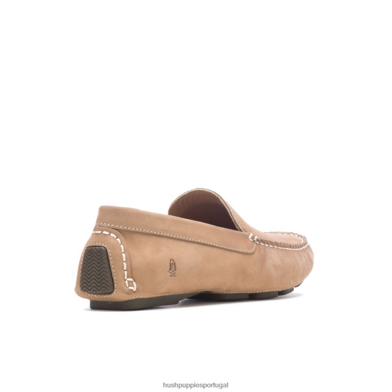 motorista de mônaco ii homens0NNHR316 Hush Puppies mocassim nubuck taupe