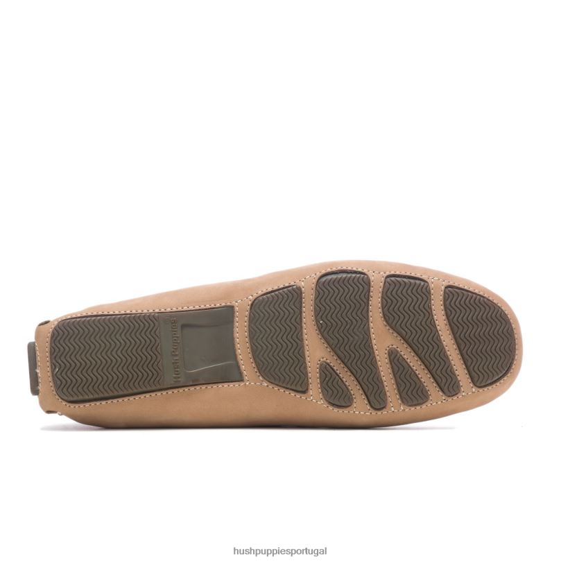 motorista de mônaco ii homens0NNHR316 Hush Puppies mocassim nubuck taupe