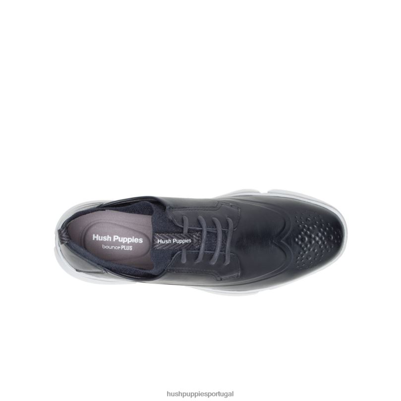 Bennet ponta de asa oxford homens0NNHR298 Hush Puppies Oxford couro marinho