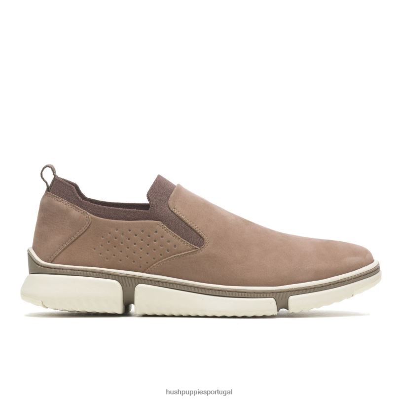bennet sapatilha sem salto homens0NNHR301 Hush Puppies Oxford nubuck fóssil