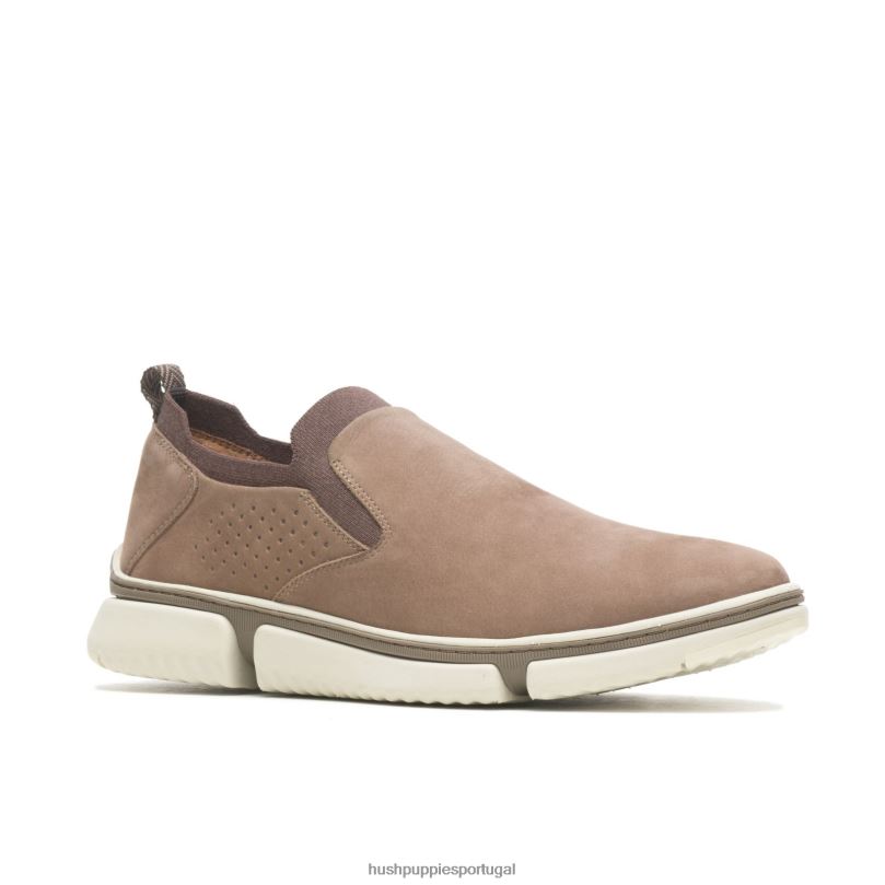 bennet sapatilha sem salto homens0NNHR301 Hush Puppies Oxford nubuck fóssil