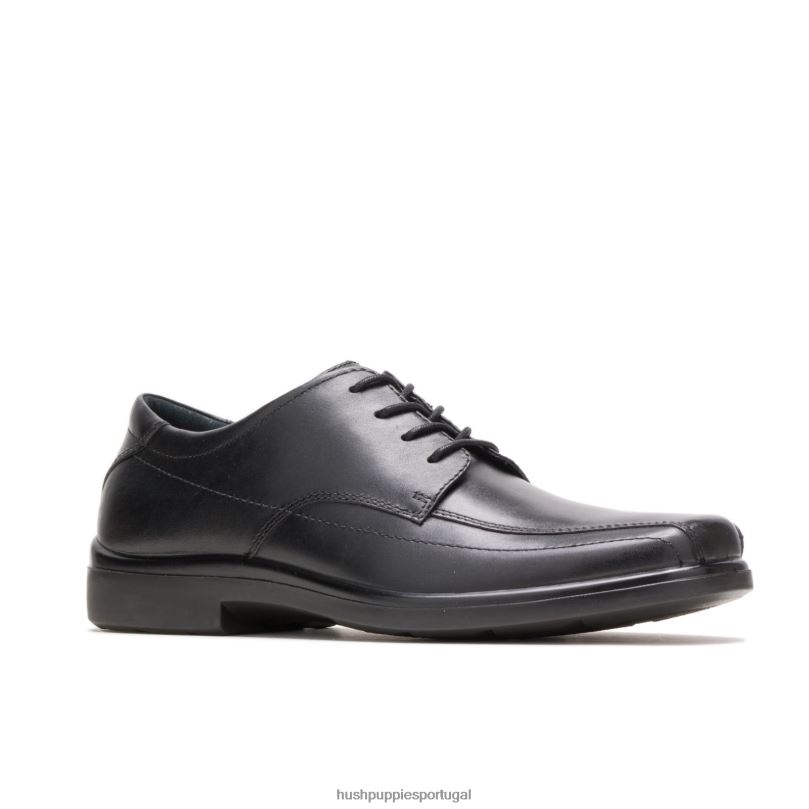 risco homens0NNHR304 Hush Puppies Oxford couro preto