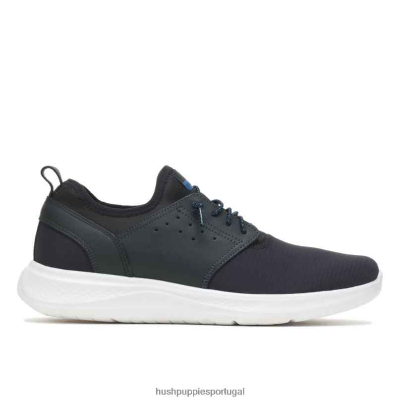 elevar tênis bungee homens0NNHR338 Hush Puppies tênis negrito negrito