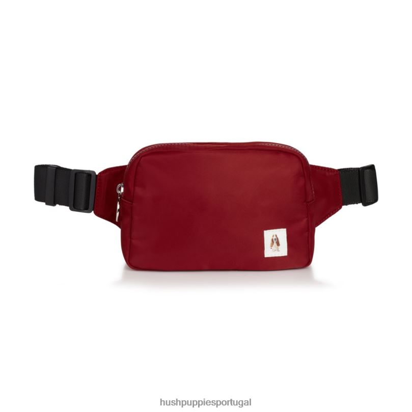 bolsa transversal basset hound mulheres0NNHR246 Hush Puppies bolsa vermelho