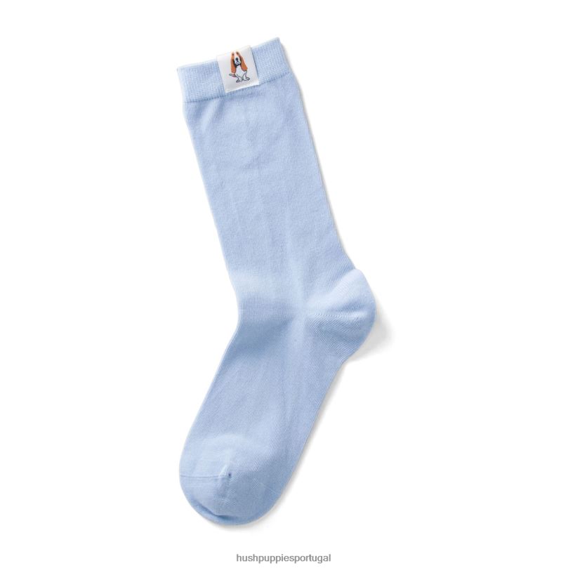 meia core unissex mulheres0NNHR261 Hush Puppies meias aço azul