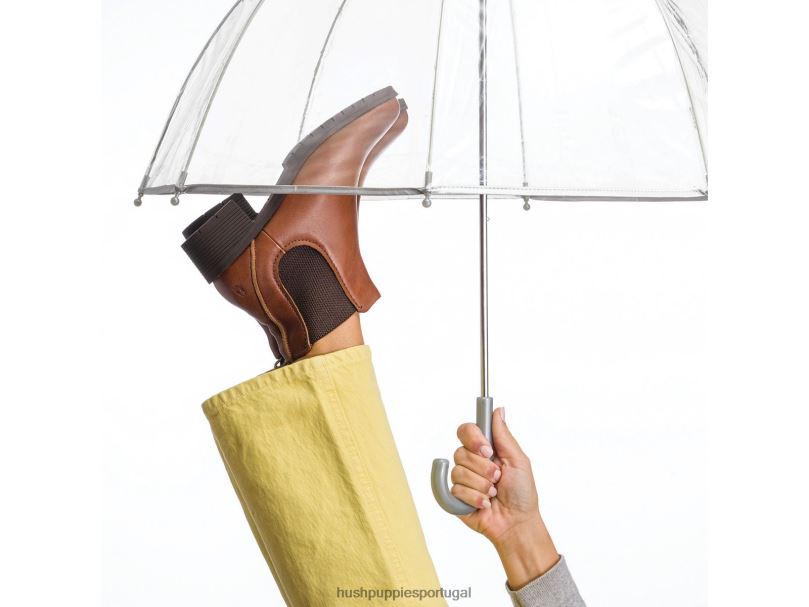 bota chelsea hadley mulheres0NNHR181 Hush Puppies bota couro preto