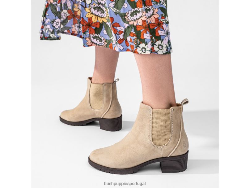 bota chelsea hadley mulheres0NNHR182 Hush Puppies bota vison prateado