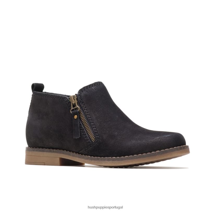 bota mazin cayto mulheres0NNHR163 Hush Puppies bota nubuck preto