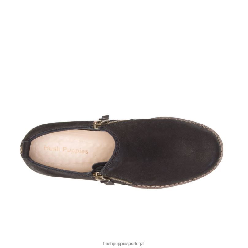 bota mazin cayto mulheres0NNHR163 Hush Puppies bota nubuck preto