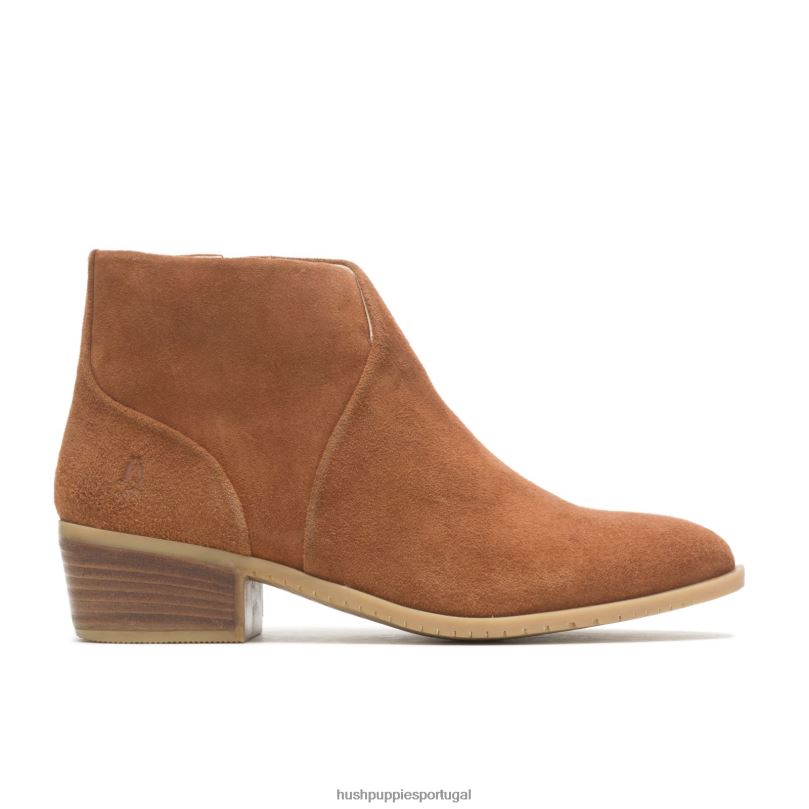 bota siena mulheres0NNHR191 Hush Puppies bota camurça enferrujada