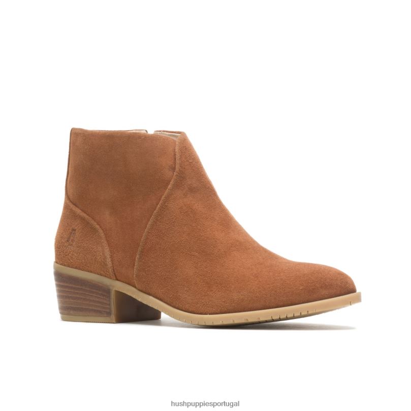 bota siena mulheres0NNHR191 Hush Puppies bota camurça enferrujada