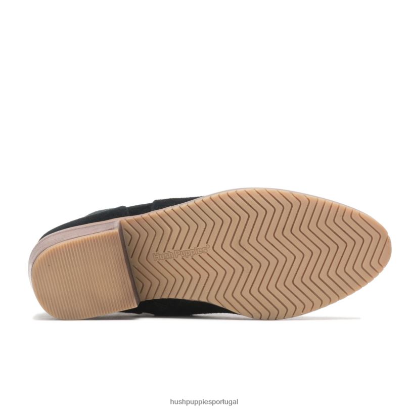 bota siena mulheres0NNHR192 Hush Puppies bota Camurça preta