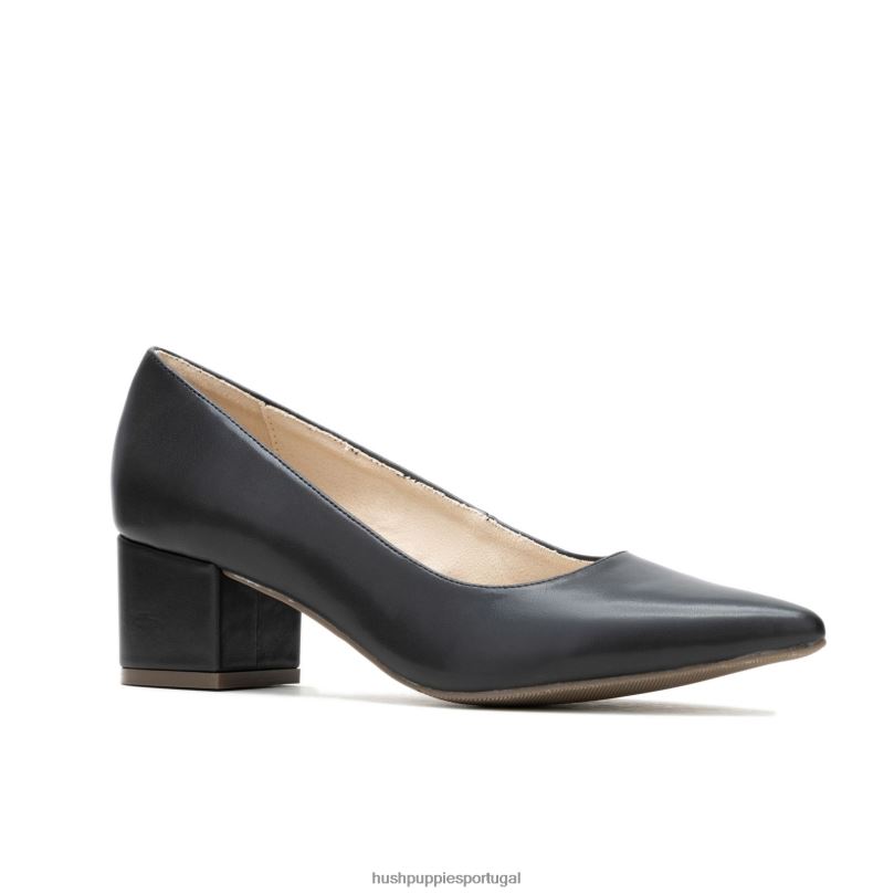 bomba de sofi mulheres0NNHR103 Hush Puppies salto negrito negrito