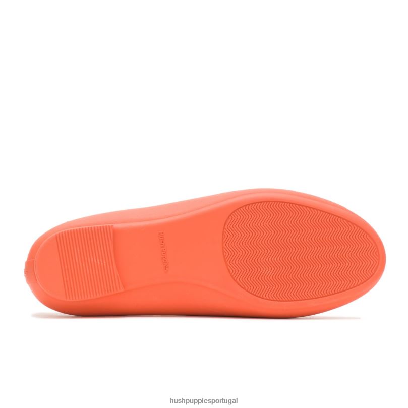brite pops flat mulheres0NNHR87 Hush Puppies sapatos rasos laranja