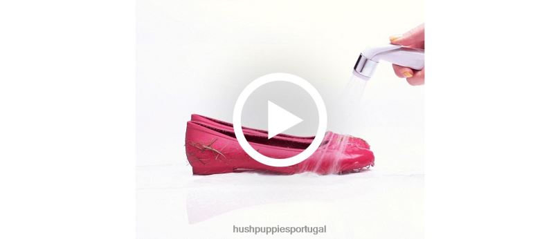 brite pops flat mulheres0NNHR87 Hush Puppies sapatos rasos laranja