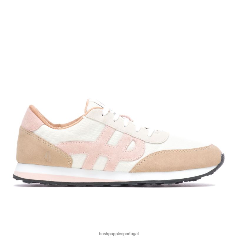 tênis seventy8 mulheres0NNHR121 Hush Puppies tênis camurça blush pálido